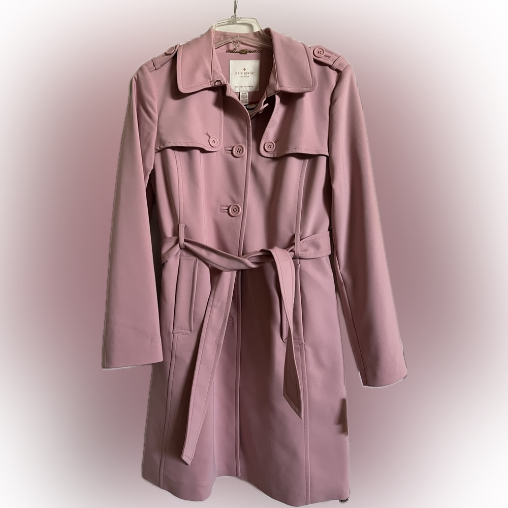 kate spade Pink Trench Coat